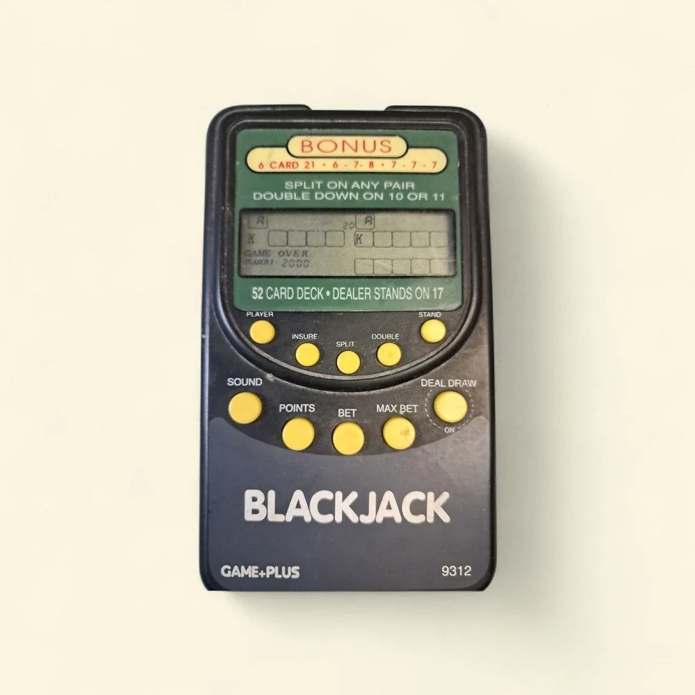 vtg hand held games.  3 blackjack and 1 poker